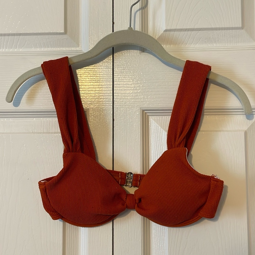 Orange Swimsuit Top